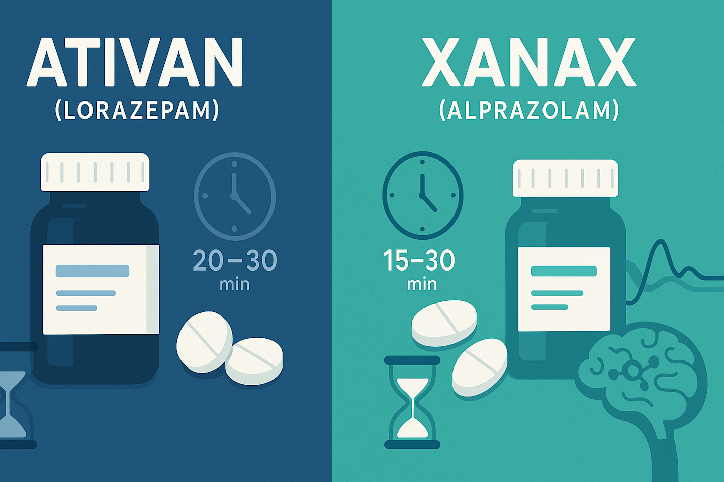 Ativan vs Xanax: Comparing Anxiety Medications, Risks & Benefits Ativan vs Xanax: Comparing Anxiety Medications, Risks & Benefits