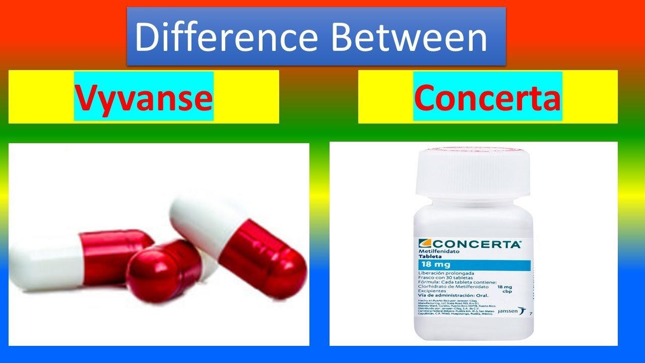 Difference between Vyvanse and Concerta Difference between Vyvanse and Concerta